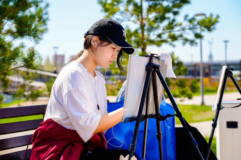 «Таза Қазақстан»: в столице прошел конкурс рисунков среди школьников