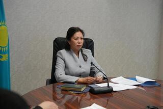 Состоялось совещание под председательством вице-министра юстиции Республики Казахстан Ботагоз Жакселековой с участием руководителей территориальных органов юстиции