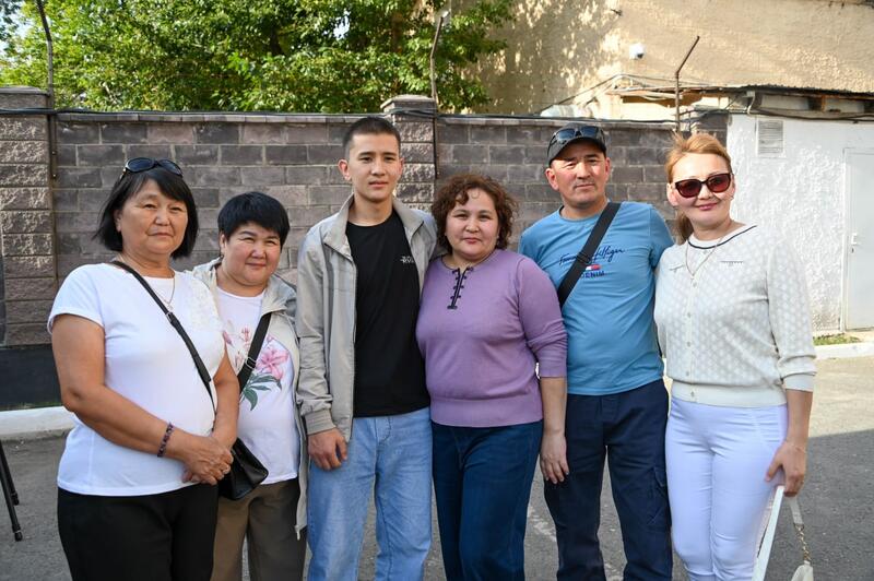 В Астане проводили первую команду новобранцев осеннего призыва в Пограничную службу