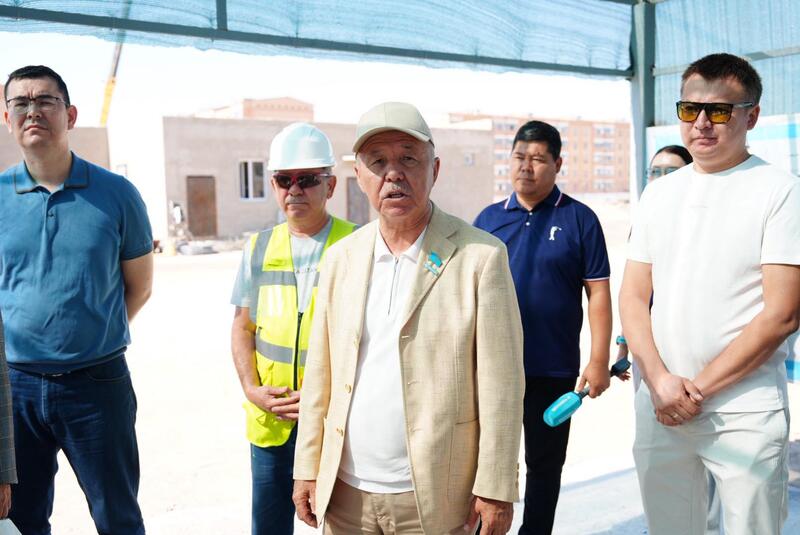 Депутаты Сената ознакомились со строительством социально значимых объектов в Кызылорде