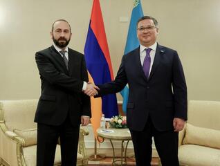 Встреча министров иностранных дел Казахстана и Армении