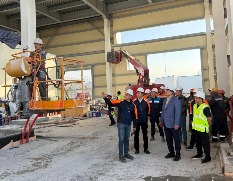 Министр энергетики проверил ход строительства ТЭЦ-2 и ТЭЦ-3 в Алматы