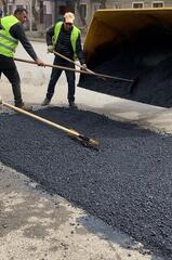 Продолжается ямочный ремонт улиц города Кокшетау