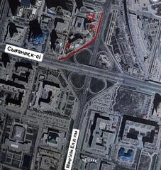 Съезды на пересечении проспекта Мангилик Ел и улицы Сыганак закрыты на ремонт в Астане