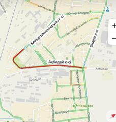 Участок улицы Акбидай временно закроют в Астане