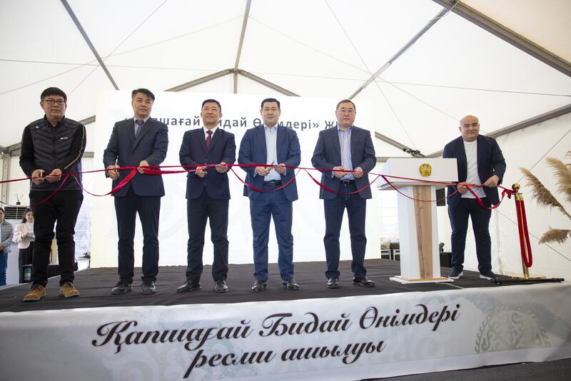 В Конаеве открыли завод по переработке пшеницы на 15 млрд тенге