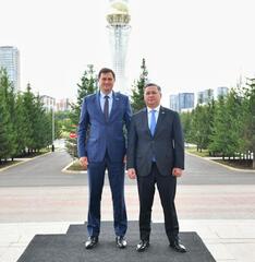 О встрече глав внешнеполитических ведомств Казахстана и Беларуси