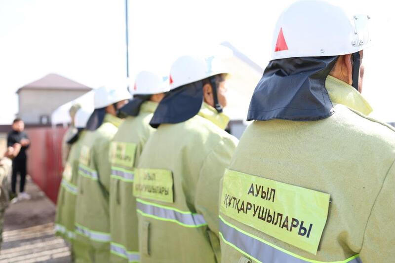 В Казахстане открылось 266-е добровольное противопожарное формирование «Ауыл құтқарушылары»