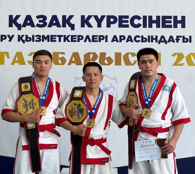 Карагандинские педагоги вошли в число сильнейших на республиканском турнире по қазақ күресі