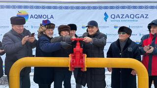 100 км газовых сетей: Караоткель Целиноградского района подключили к голубому топливу раньше срока