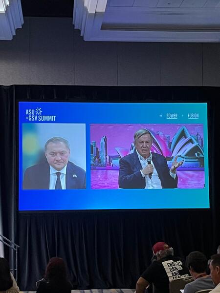 Министр науки и высшего образования РК принял участие в ASU+GSV Summit