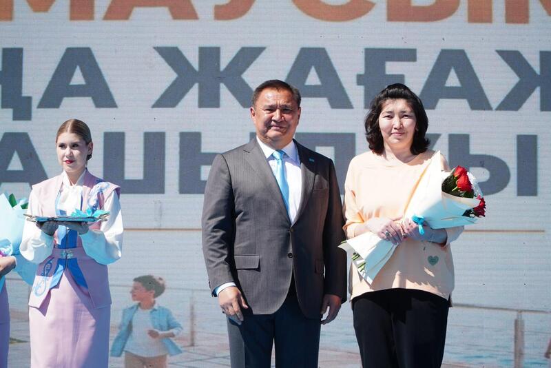С Днем защиты детей поздравили жителей Акмолинской области