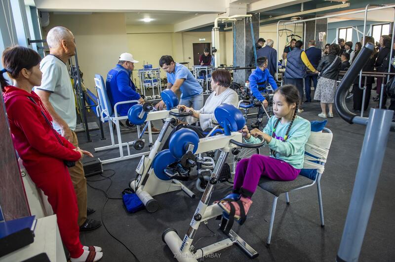 В Жетысу открыли центр для реабилитации людей с травмами позвоночника