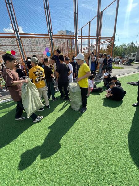 «Таза Қазақстан»: в Астане прошло спортивное мероприятие «Счастливая среда»