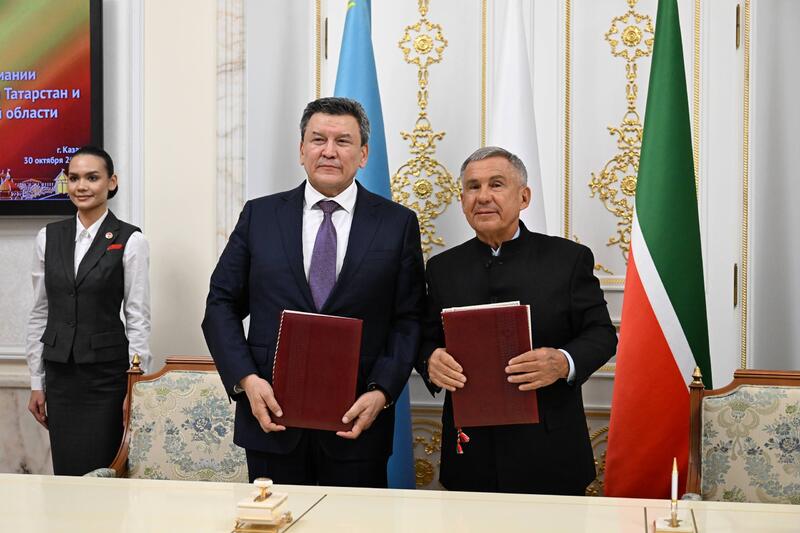 По приглашению Раиса Республики Татарстан Рустама Минниханова официальная и бизнес-делегация Северо-Казахстанской области посетила Казань