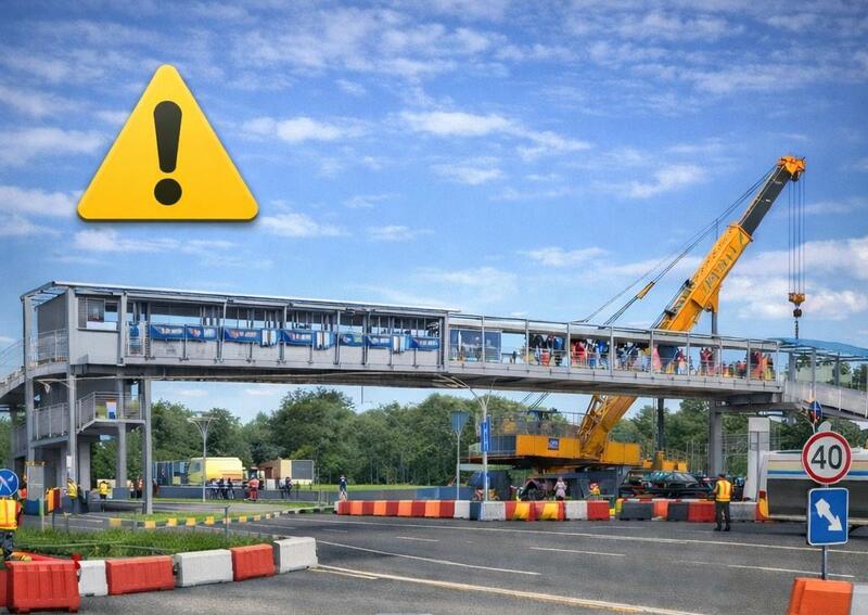 Внимание, временное изменение схемы движения!