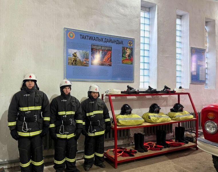 В селе Жұлдыз Осакаровского района открыт добровольный пожарный пункт