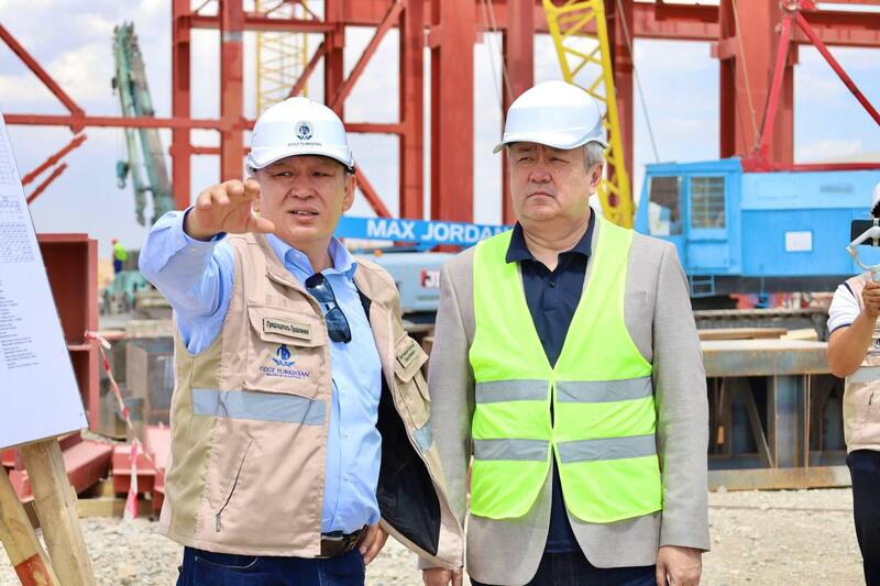 В Туркестанской области ведётся строительство электростанции мощностью 1 тыс мегаватт