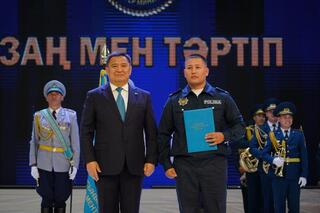 В Акмолинской области чествовали лучших сотрудников полиции