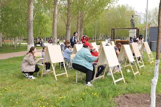 Семейный праздник провели в столичном парке Ататюрк