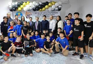 В областном центре состоялось открытие клуба настольного тенниса «BATYR»