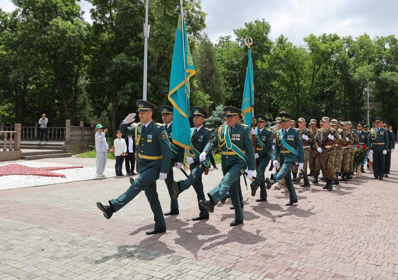 Новобранцы приняли военную присягу в Жамбылской области