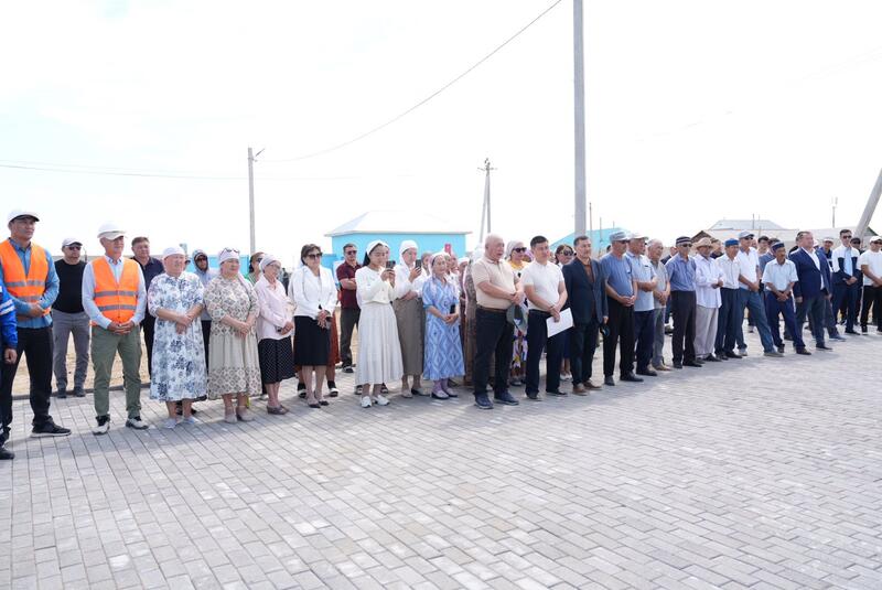 К централизованной системе водоснабжения подключен аул Акбасты