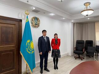 Встреча с Чрезвычайным и Полномочным Послом Латвийской Республики в Республике Казахстан