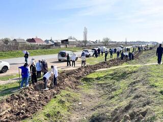 ТУРКЕСТАН: В ЖЕТЫСАЕ В АКЦИИ «МӨЛДІР БҰЛАҚ» ПРИНЯЛИ УЧАСТИЕ 500 ЧЕЛОВЕК