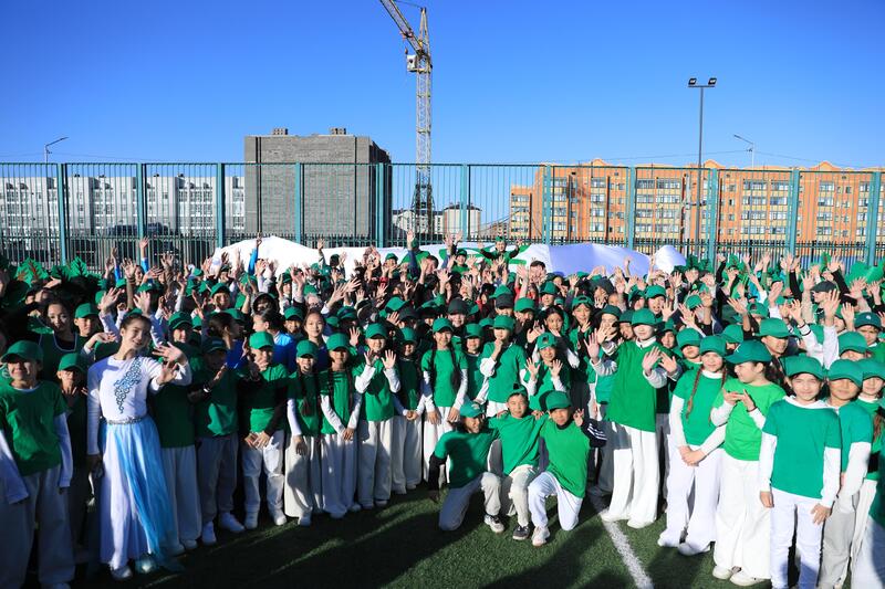 Областной экофестиваль «Таза Қазақстан – Таза Болашақ» в Актобе объединил 1500 участников