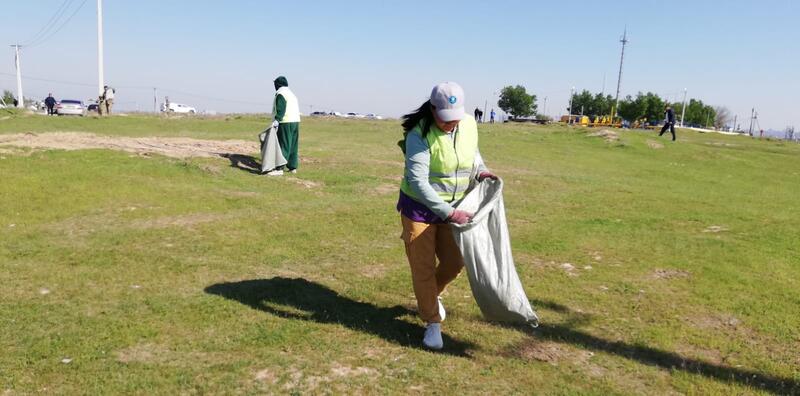 АЛЬ-ФАРАБИЙСКИЙ РАЙОН ПРИНЯЛ УЧАСТИЕ В АКЦИИ «ТАЗА КАЗАХСТАН»