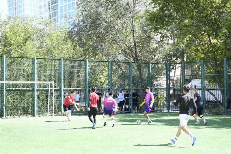 В Астане проходит спартакиада для самозанятой молодежи