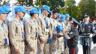 Команда «Абай қырандары» завоевала второе место на соревнованиях юных патриотов в Узбекистане