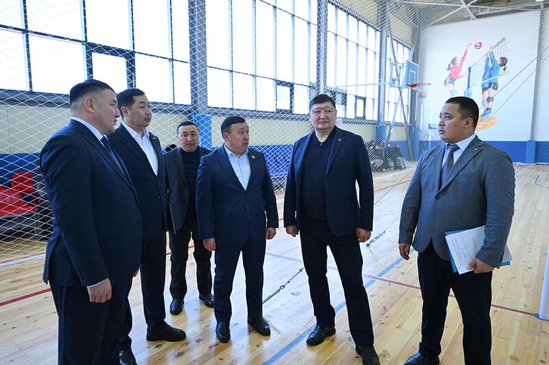 В селе Екпин открылся современный спортивный комплекс