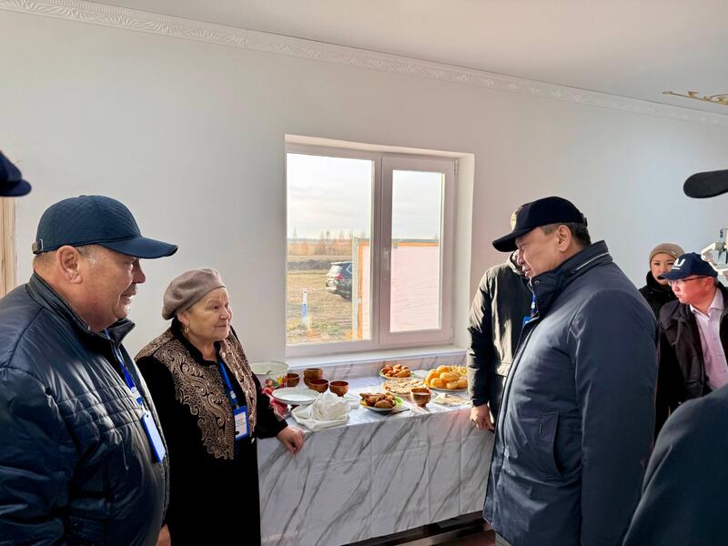 Аким области с рабочей поездкой посетил Жамбылский район