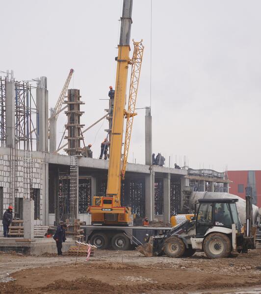 В ТУРКЕСТАНЕ СТРОЯТ СОВРЕМЕННЫЙ ЦЕНТР МАТЕРИ И РЕБЕНКА