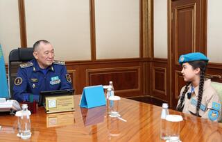 Министр обороны поздравил финалистку конкурса «Голос. Дети» Жасмину Тузелову