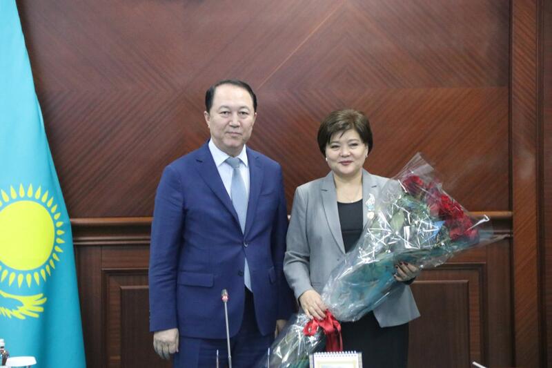 Коллеги провожают Бейбиткуль Каримову на новую должность
