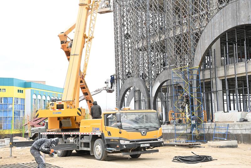 Ход строительства под контролем