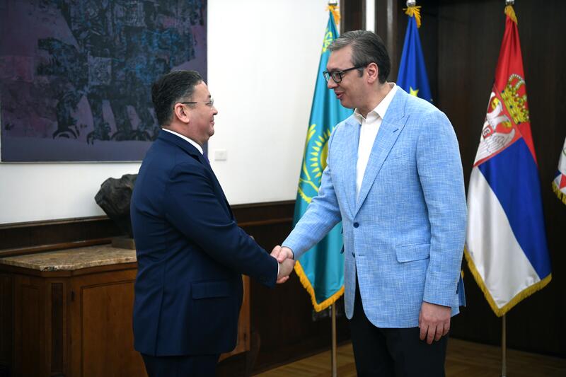 Министр иностранных дел Казахстана встретился с Президентом Сербии