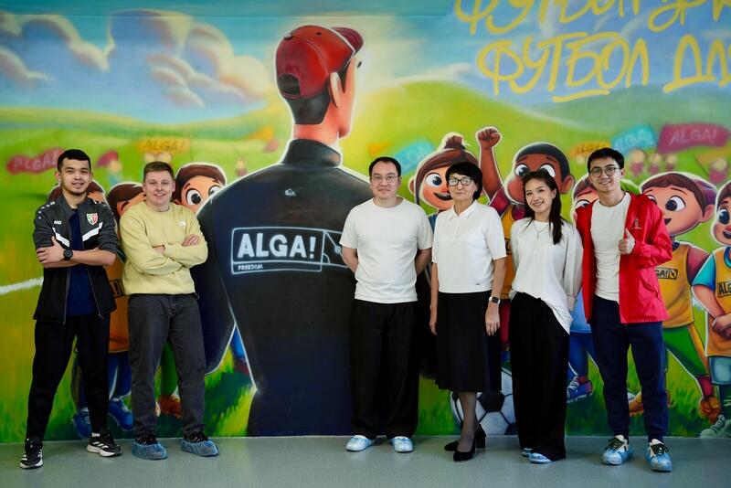 Как ALGA! меняет школы: в Карагандинской области обновили спортзал лицея