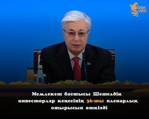 Глава государства провел 36-е пленарное заседание Совета иностранных инвесторов