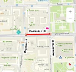 Участок улицы Сыганак закроют на ремонт в Астане