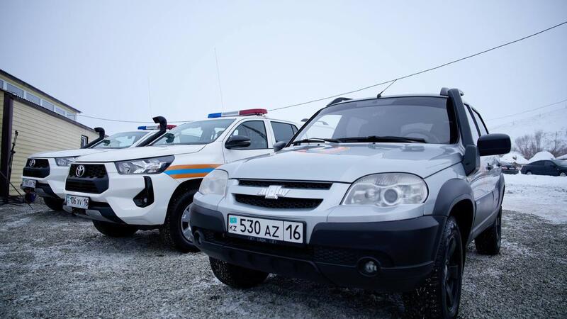 В районе Улкен Нарын открыт добровольный пожарный пост