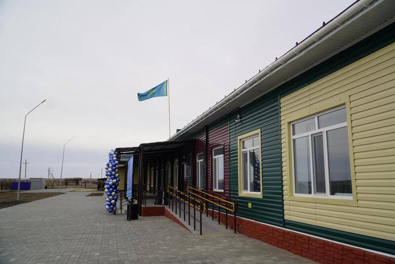 В пострадавшем от паводка селе построили новый детский сад на 100 мест