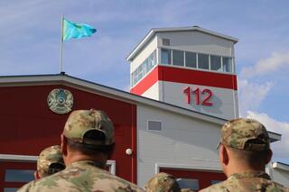 Глава МЧС открыл новую пожарную часть в жилом массиве «Үркер»