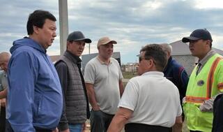 В Байганинском районе круглосуточно продолжаются работы по ликвидации последствий природной стихии
