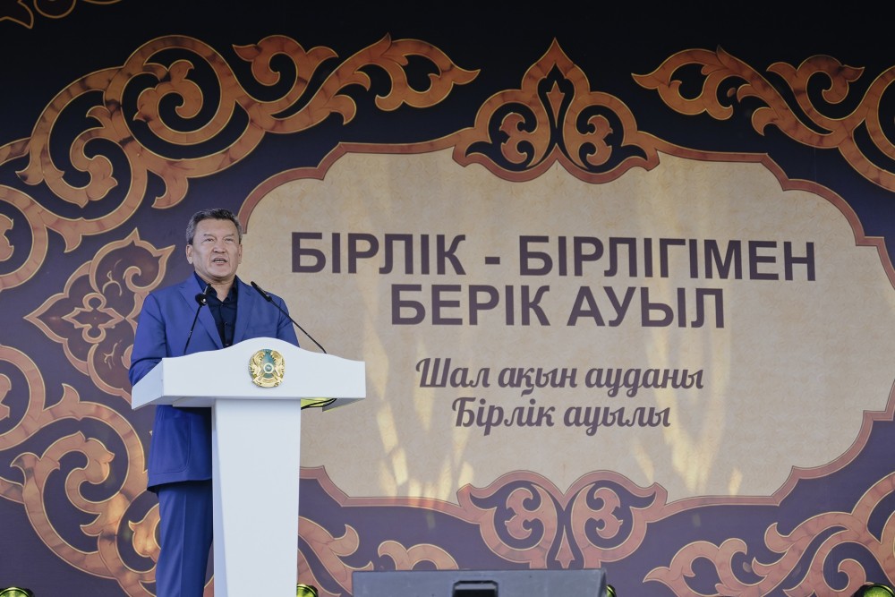Село Бірлік района Шал акына отметило 90-летний юбилей