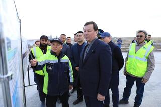 Аким области проинспектировал реконструкцию автодороги международного значения «Актобе – Улгайсын»