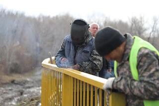 В дачном массиве «Уйтас» открыта новая пешеходная дорожка